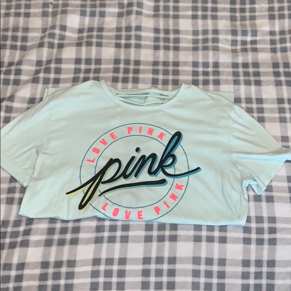 🛍3 for 40% off🛍 VS PINK Mint Green T shirt